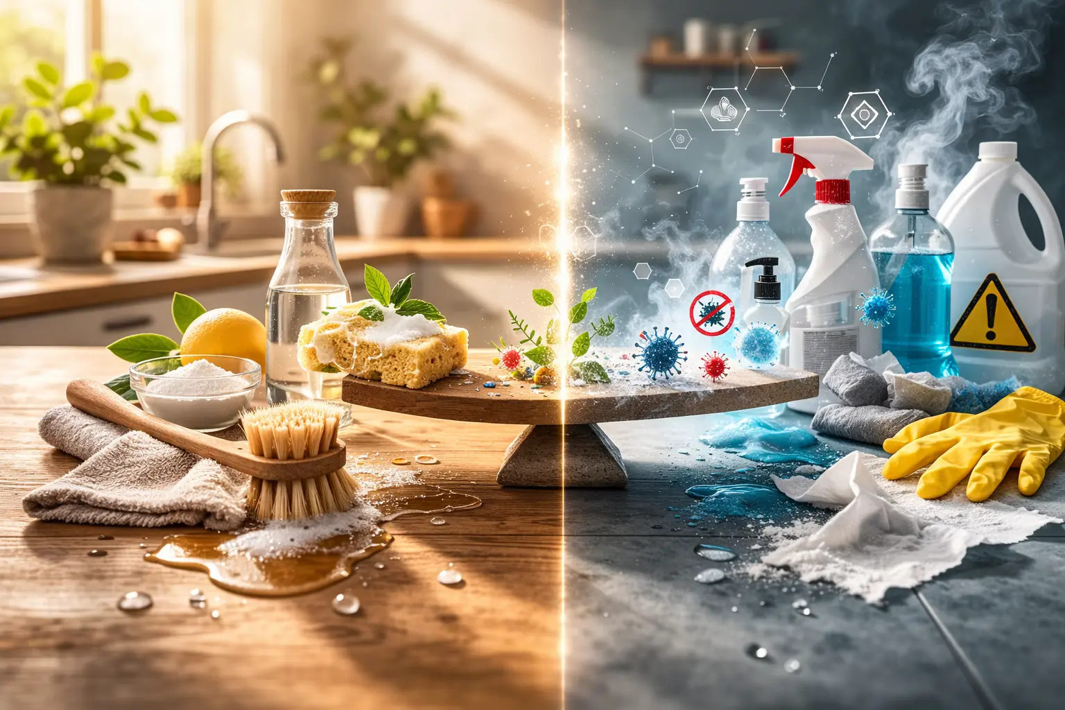 Diferența dintre curat și supradezinfectat – unde tragem linia